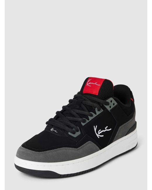 Karlkani Sneakers Met Labelstitching in het Black voor heren