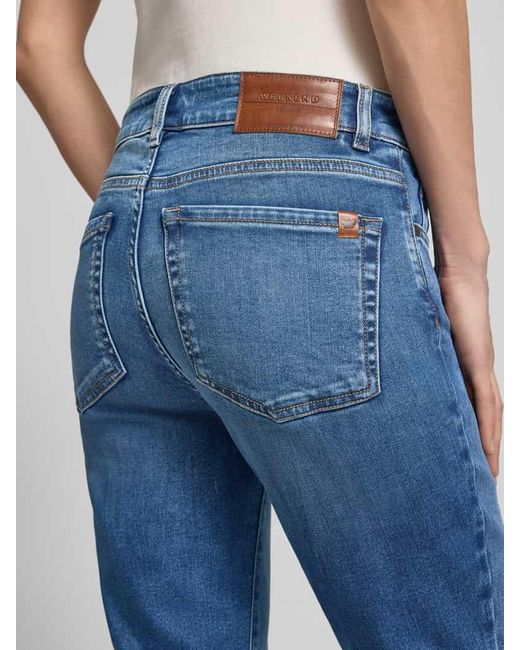 Weekend by Maxmara Blue Bootcut-Jeans aus Baumwoll-Mix Modell 'RAPALLO'