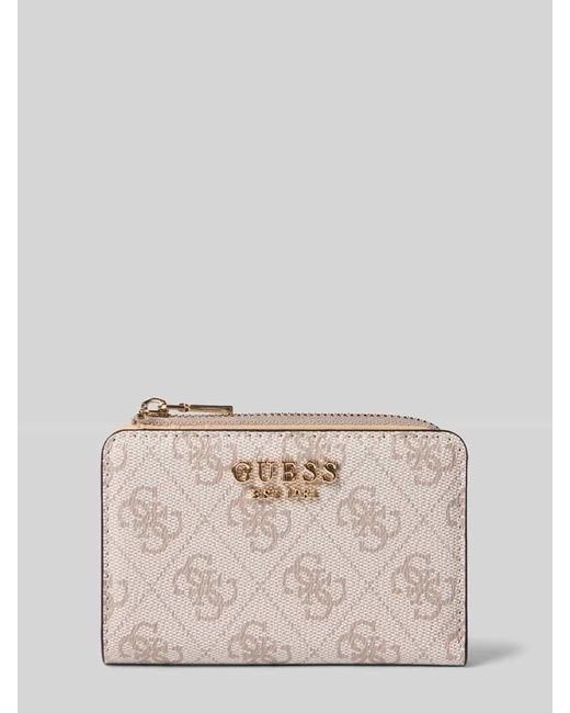 Guess Natural Portemonnaie in Leder-Optik Modell 'Laurel'
