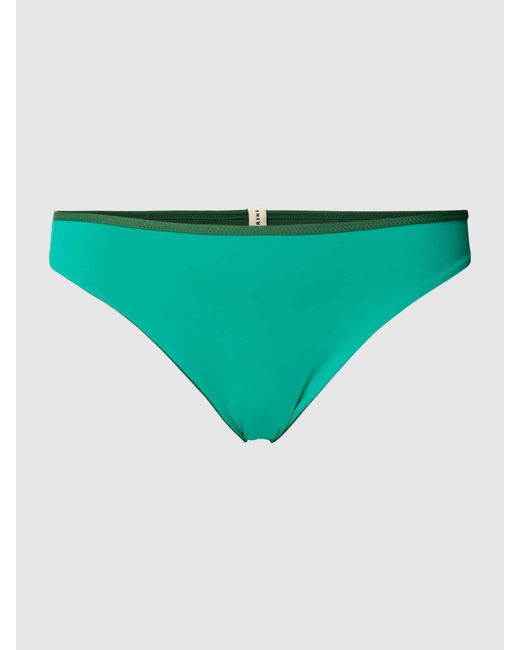 MYMARINI Green Bikini-Hose mit Label-Detail Modell 'SUNNY'