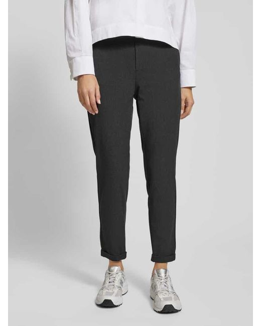 Vero Moda Gray Loose Fit Stoffhose Mit Angedeutetem Eingriff Modell 'Maya'