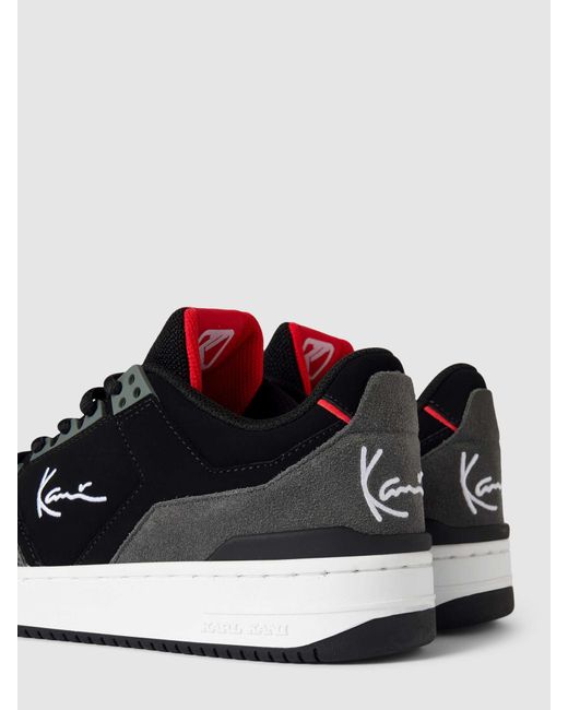 Karlkani Sneakers Met Labelstitching in het Black voor heren