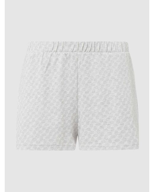 JOOP! BODYWEAR White Shorts aus Baumwolle mit Logo-Muster