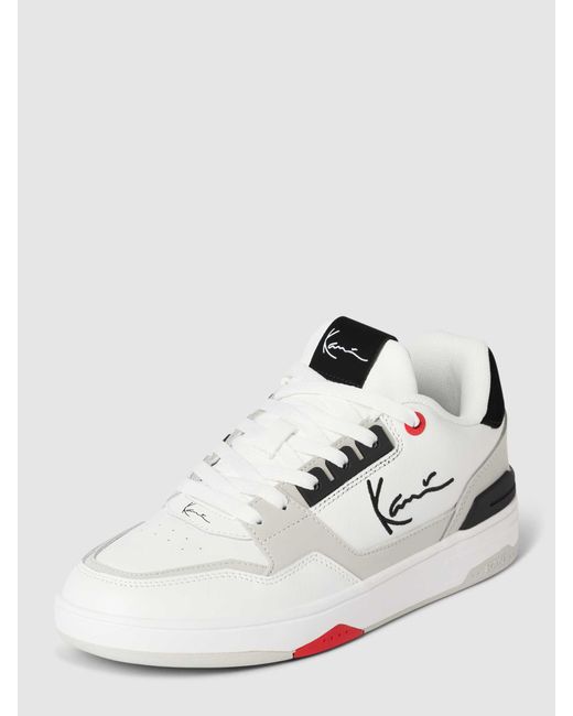 Karlkani Sneakers Met Labelstitching in het White voor heren