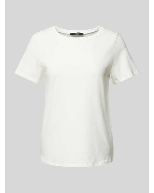Weekend by Maxmara T-shirt Met Ronde Hals in het White