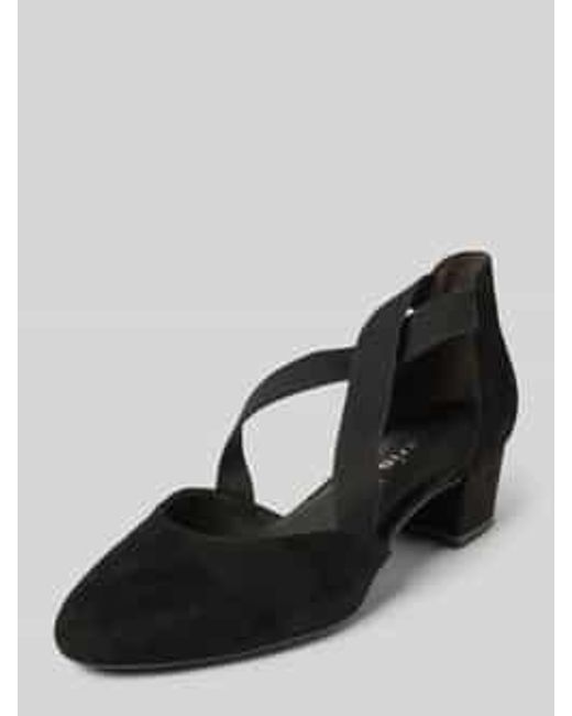 Tamaris Pumps Met Elastische Inzetten in het Black