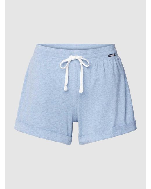 SKINY Korte Pyjamabroek Met Tunnelkoord, Model 'Night in het Blue