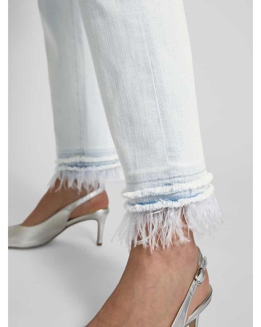 Marc Cain White Bootcut Fit Jeans im 5-Pocket-Design Modell 'FORLI'