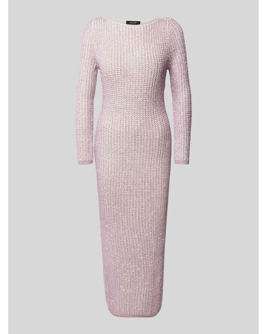 Marc Cain Gebreide Jurk Met Boothals in het Pink