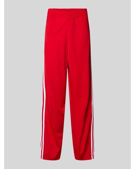 Adidas Originals Sweatpants mit Logo-Stitching Modell 'FIREBIRD' in Red für Herren