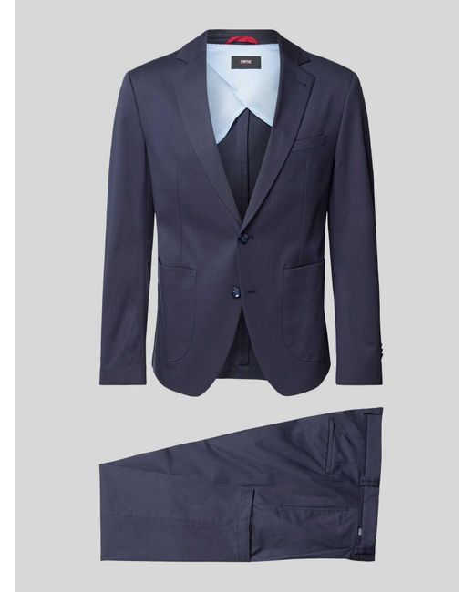 Cinque Anzug mit aufgesetzten Eingrifftaschen Modell 'Tinto' in Blue für Herren
