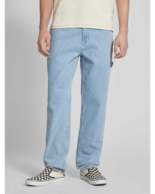 Dickies Regular Fit Jeans im 5-Pocket-Design Modell 'GARYVILLE' in Blue für Herren