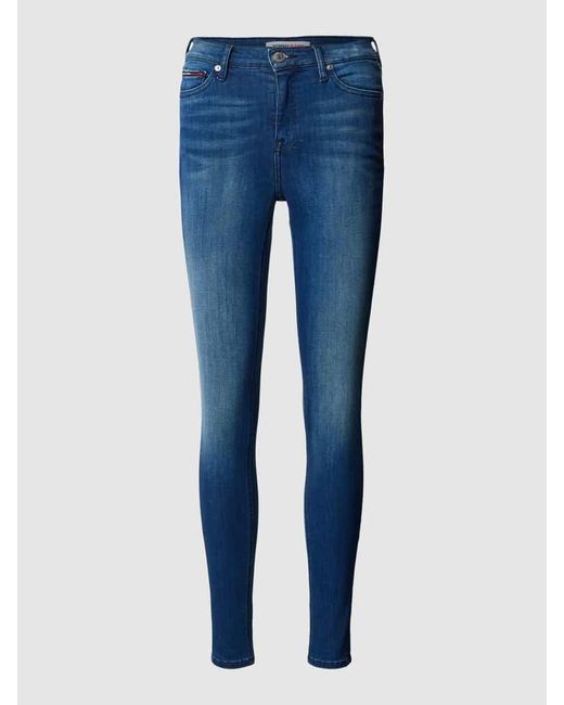 Tommy Hilfiger Blue Skinny Fit Jeans im 5-Pocket-Design Modell 'NORA'