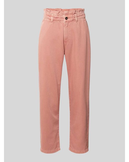 Jake*s Regular Fit Jeans Met Steekzakken Opzij in het Pink