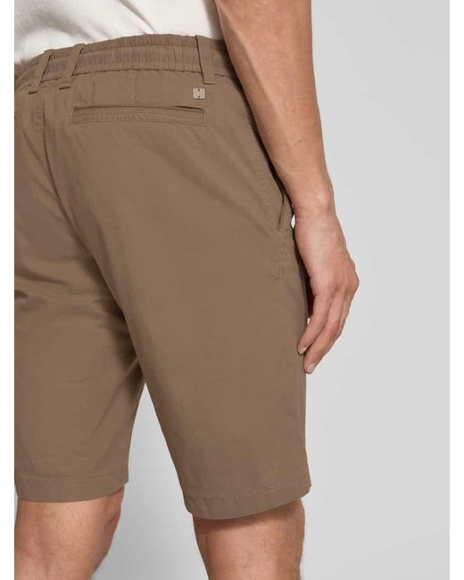 S.oliver Regular Fit Chinoshorts aus Baumwoll-Mix in Brown für Herren