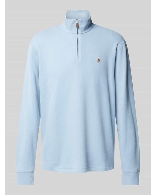 Polo Ralph Lauren Strickpullover Mit Logo-Stitching in Blue für Herren