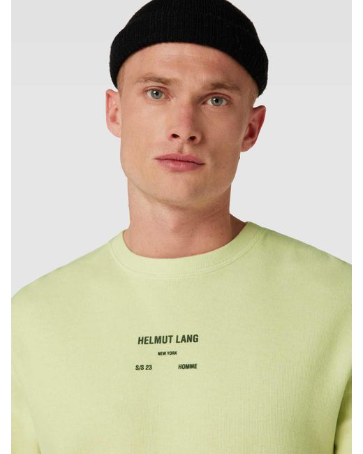 Helmut Lang Sweatshirt mit Label-Print in Multicolor für Herren