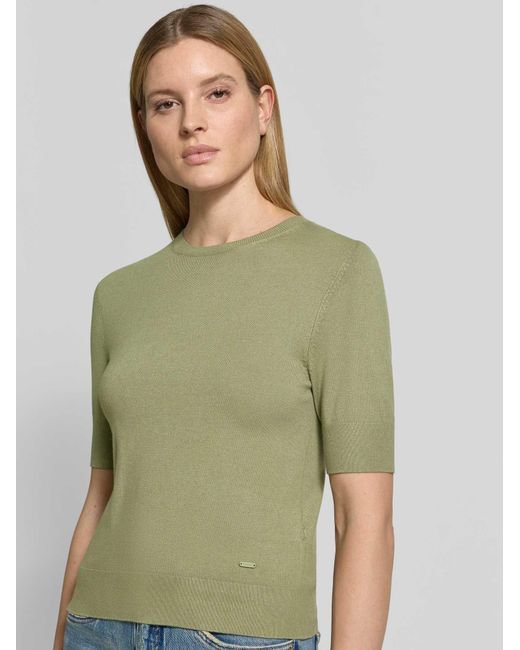 S.oliver Slim Fit T-Shirt Van Viscosemix in het Green