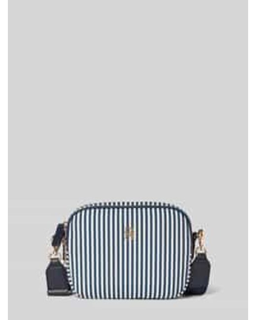Tommy Hilfiger Crossbody Cameratas Met Ritssluiting in het Blue