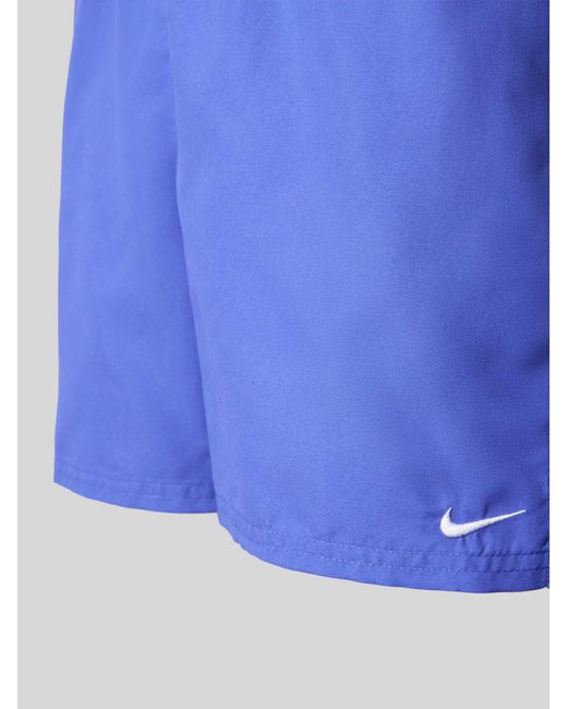 Nike Zwembroek Met Labelstitching in het Blue voor heren