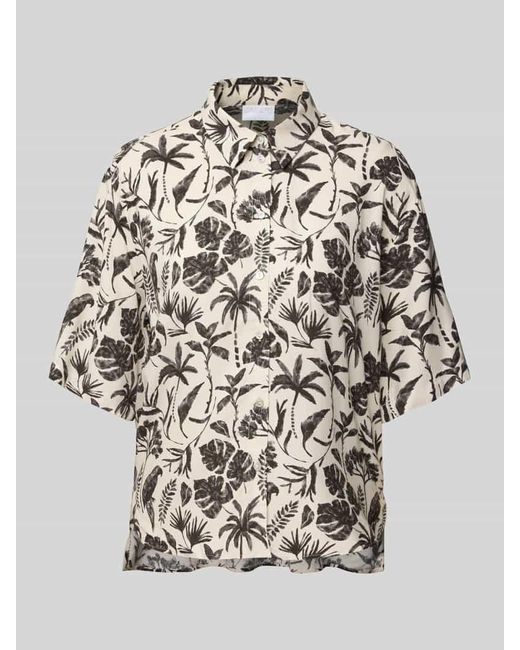 Jake*s White Relaxed Fit Bluse mit 1/2-Arm