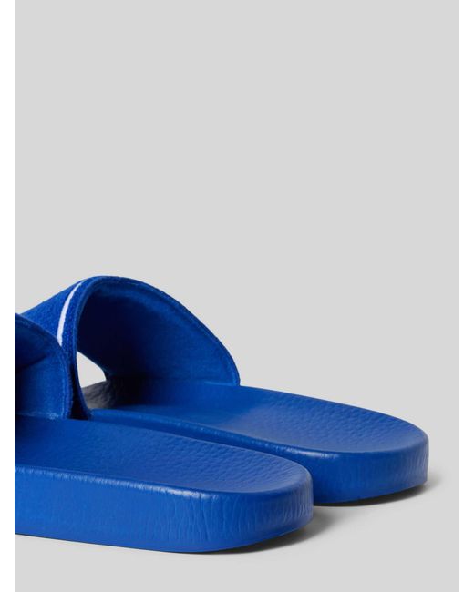 Polo Ralph Lauren Slippers Met Logostitching in het Blue voor heren
