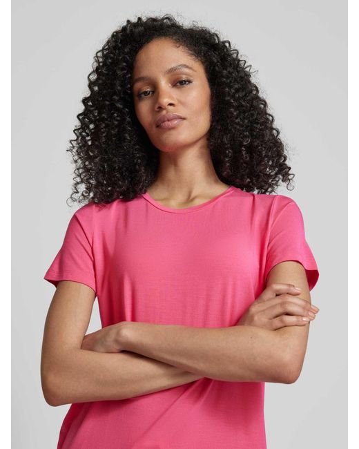 Schiesser T-shirt in het Pink
