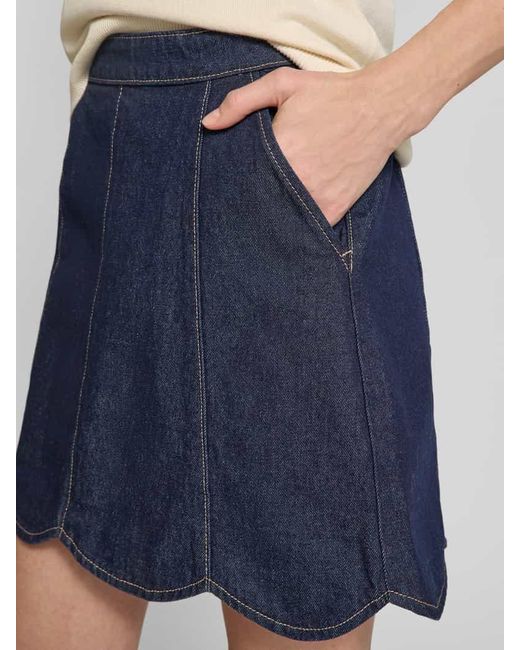 Y.A.S Blue Jeansrock mit Eingrifftaschen Modell 'MARIA'