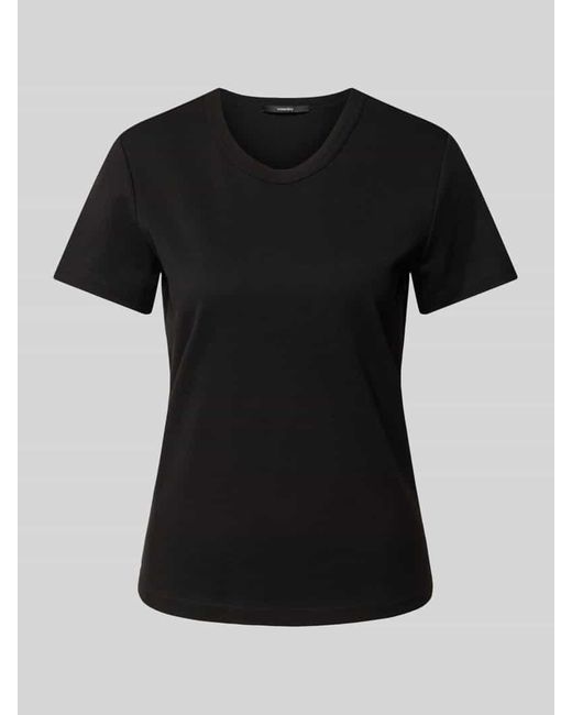 someday. Black T-Shirt mit Rundhalsausschnitt Modell 'Keiki'