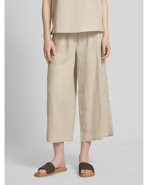 Christian Berg Women Natural Wide Leg Stoffhose mit Tunnelzug