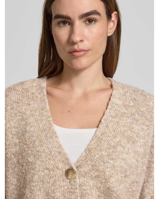 Neo Noir Vest Met Knoopsluiting in het Natural