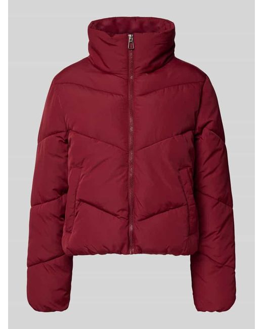 ONLY Red Regular Fit Steppjacke mit Stehkragen Modell 'MAGGI LIFE'