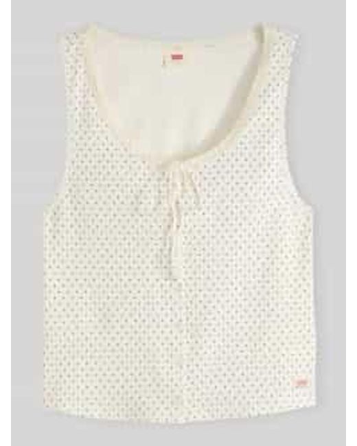 Levi's Tanktops in het Natural