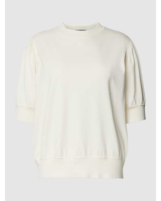 Drykorn Sweatshirt mit gerippten Abschlüssen Modell 'SMELA' in White für Herren