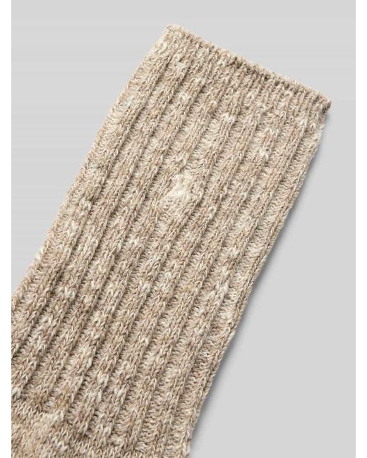 Polo Ralph Lauren Natural Socken mit Label-Stitching