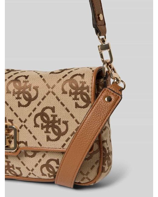 Guess Metallic Handtasche mit Label-Applikation Modell 'CIRCE'