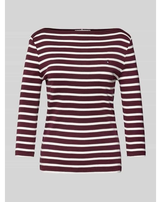 Tommy Hilfiger Red Slim Fit T-Shirt aus reiner Baumwolle