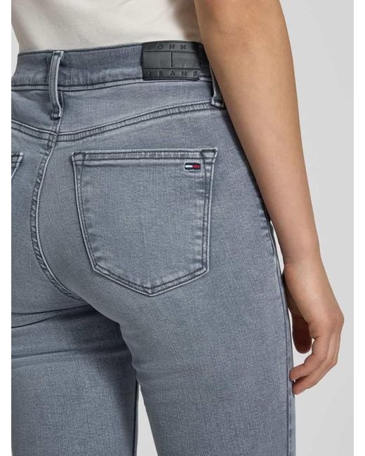 Tommy Hilfiger Blue Skinny Fit Jeans aus Baumwoll-Mix