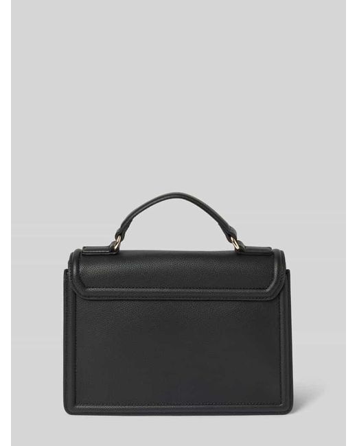 Tommy Hilfiger Black Crossbody Satchel mit Drehverschluss