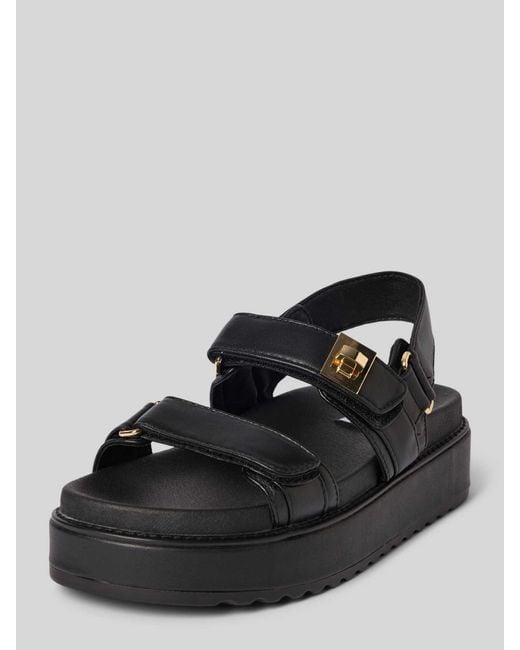Steve Madden Sandalen Met Klittenbandsluiting in het Black