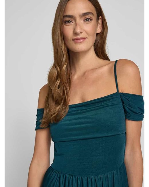Guido Maria Kretschmer Green Abendkleid mit Spaghettiträgern Modell 'Elia'