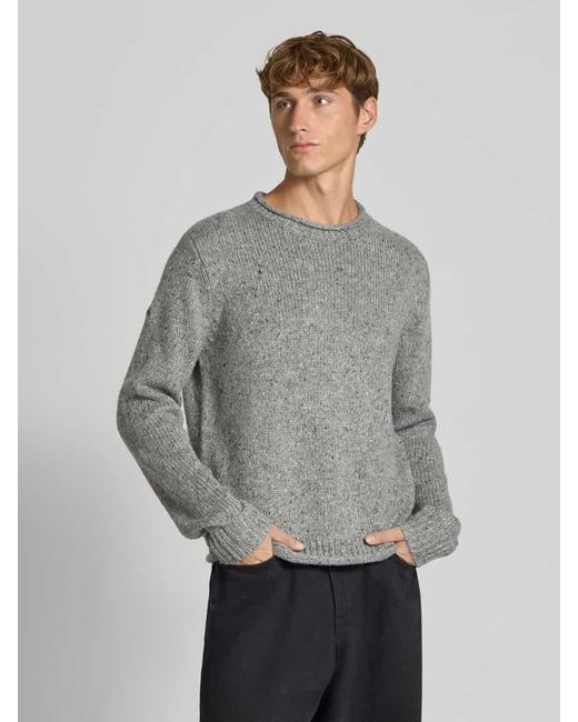 Superdry Strickpullover mit Rundhalsausschnitt Modell 'Donegal Jumper' in Gray für Herren