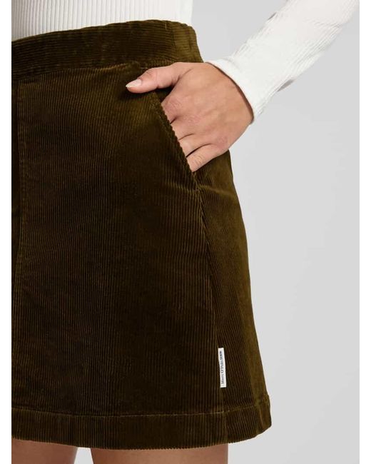Marc O' Polo Green Regular Fit Mini-Rock aus Baumwoll-Mix
