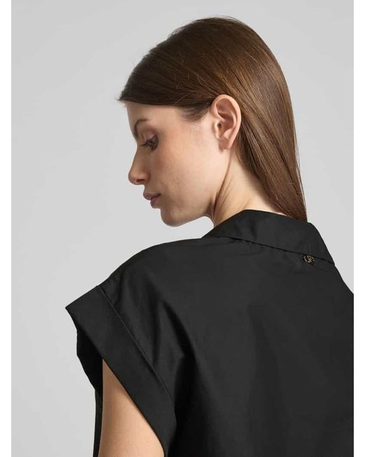Liu Jo Black Blusenshirt mit V-Ausschnitt