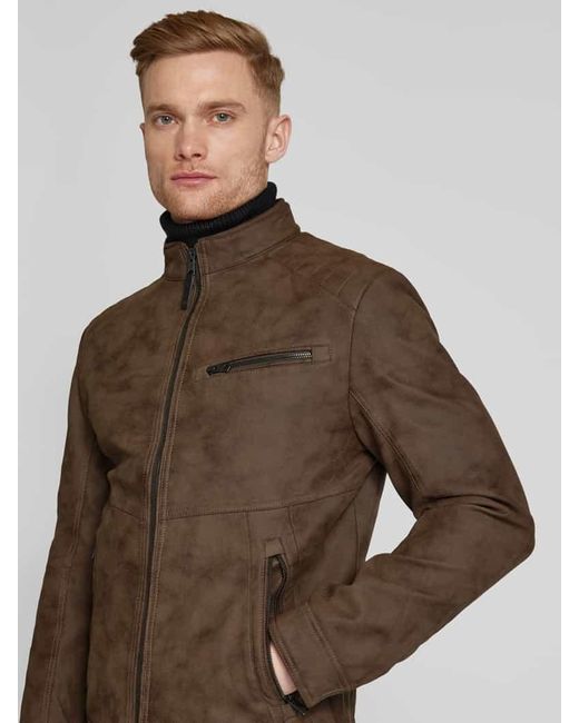 Tom Tailor Regular Fit Jacke in Brown für Herren