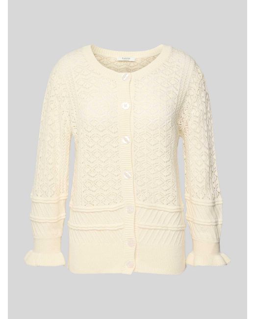B.Young Cardigan Met Ronde Hals in het Natural