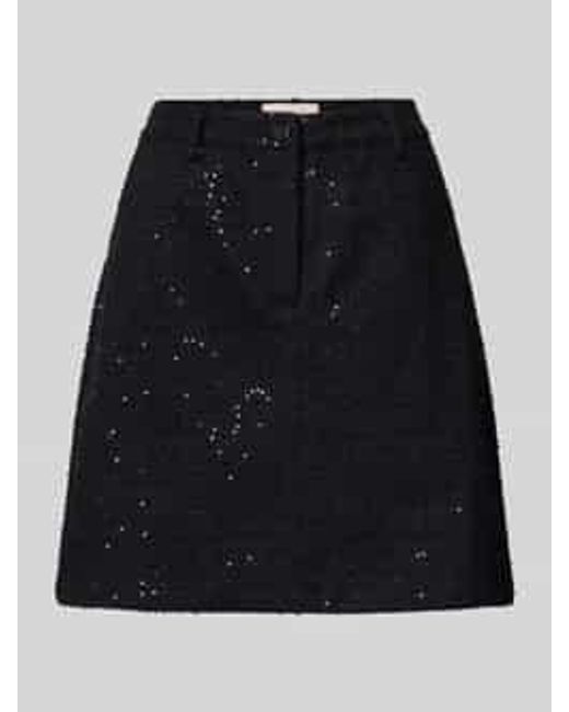 Freequent Minirok Met Pailletten, Model 'Show' in het Black