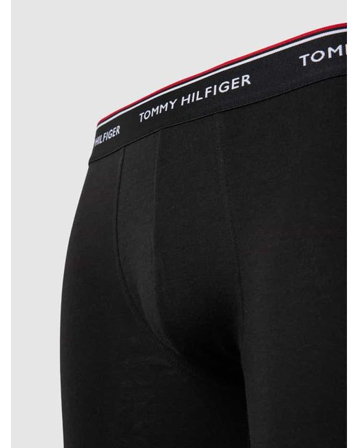 Tommy Hilfiger Boxershorts mit elastischem Logo-Bund im 3er-Pack in Black für Herren
