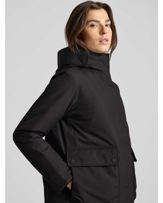 Didriksons Black Jacke mit Kapuze