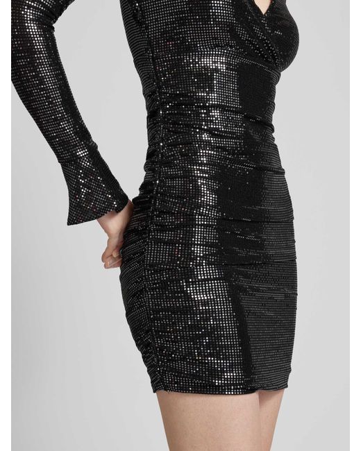Guess Mini-jurk Met All-over Pailletten in het Black